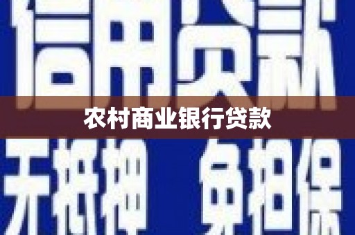 崇阳农村商业银行贷款