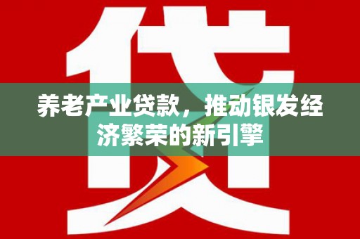 崇阳养老产业贷款，推动银发经济繁荣的新引擎